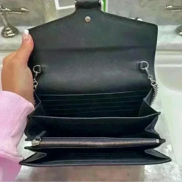 GUCCI GG Supreme Monogram Mini Dionysus Chain Wallet - Picture 3 of 7